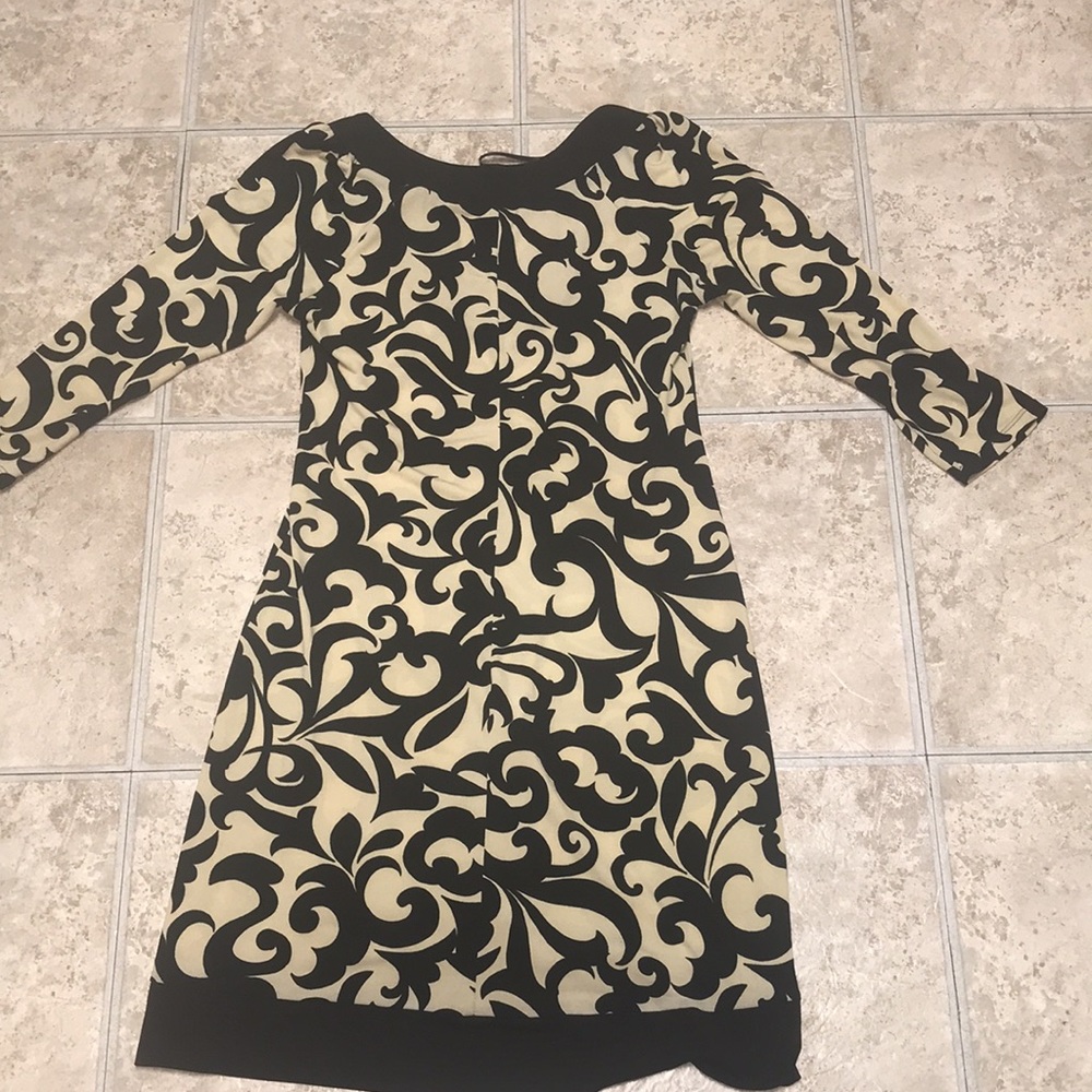 Black and cream dress - Picture 3 of 3